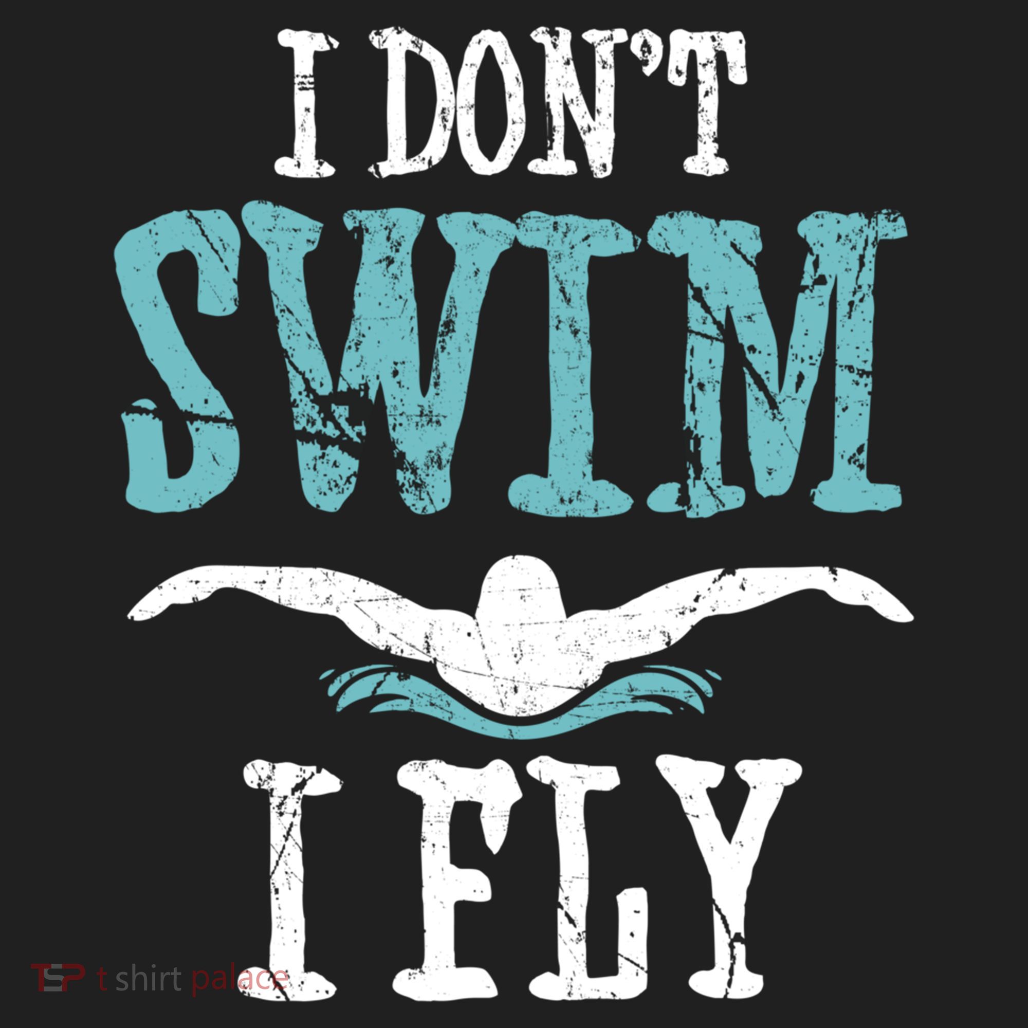 Funny Swim Quote I Don't Swim I Fly Butterfly Stroke Gift Cool Gift Beanie