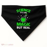 Funny Science Quote Science Teacher Retro Sunset Teacher Appreciation USA-Made Doggie Bandana thumb 0