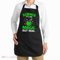 Funny Science Quote Science Teacher Retro Sunset Teacher Appreciation Apron thumb 2