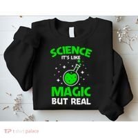 Funny Science Quote Science Teacher Retro Sunset Teacher Appreciation Sweatshirt thumb 2