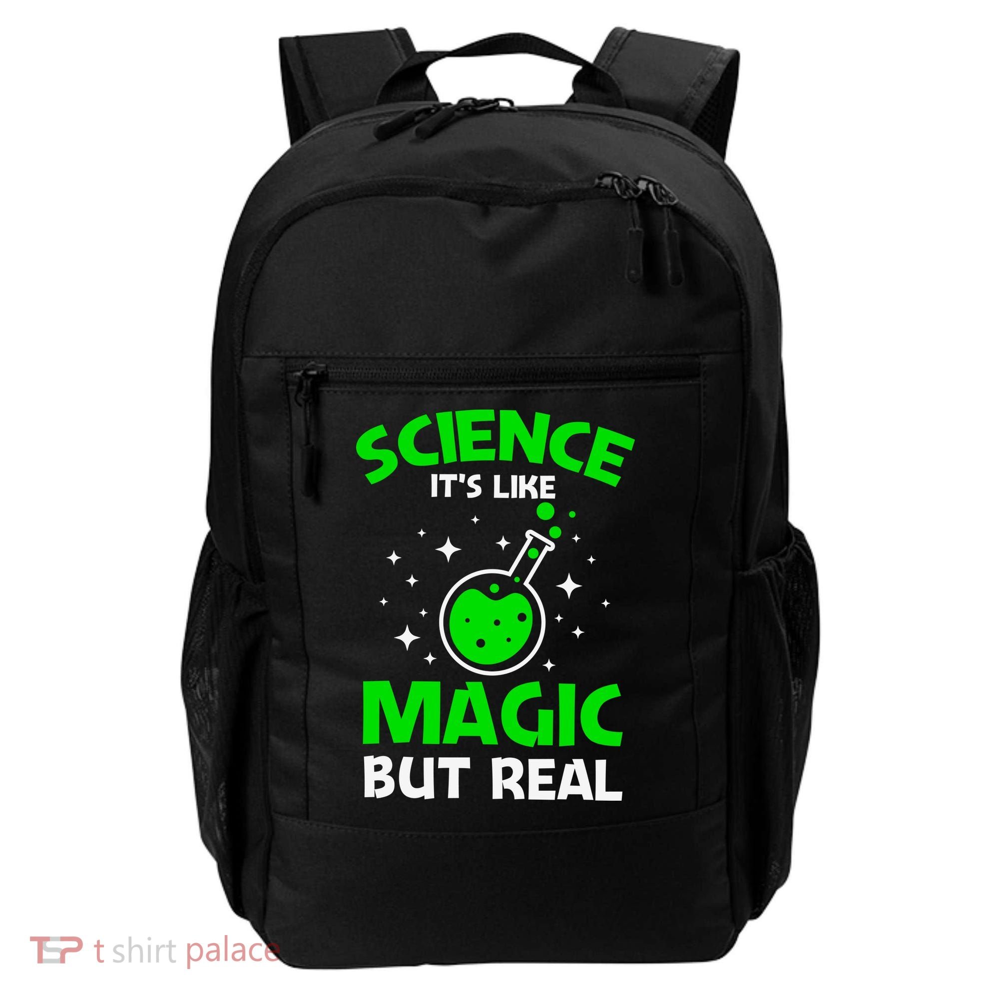 Funny Science Quote Science Teacher Retro Sunset Teacher Appreciation Backpack