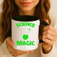 Funny Science Quote Science Teacher Retro Sunset Teacher Appreciation Coffee Mug thumb 3