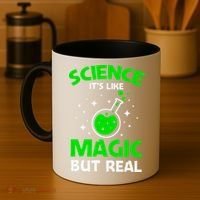 Funny Science Quote Science Teacher Retro Sunset Teacher Appreciation Coffee Mug thumb 4