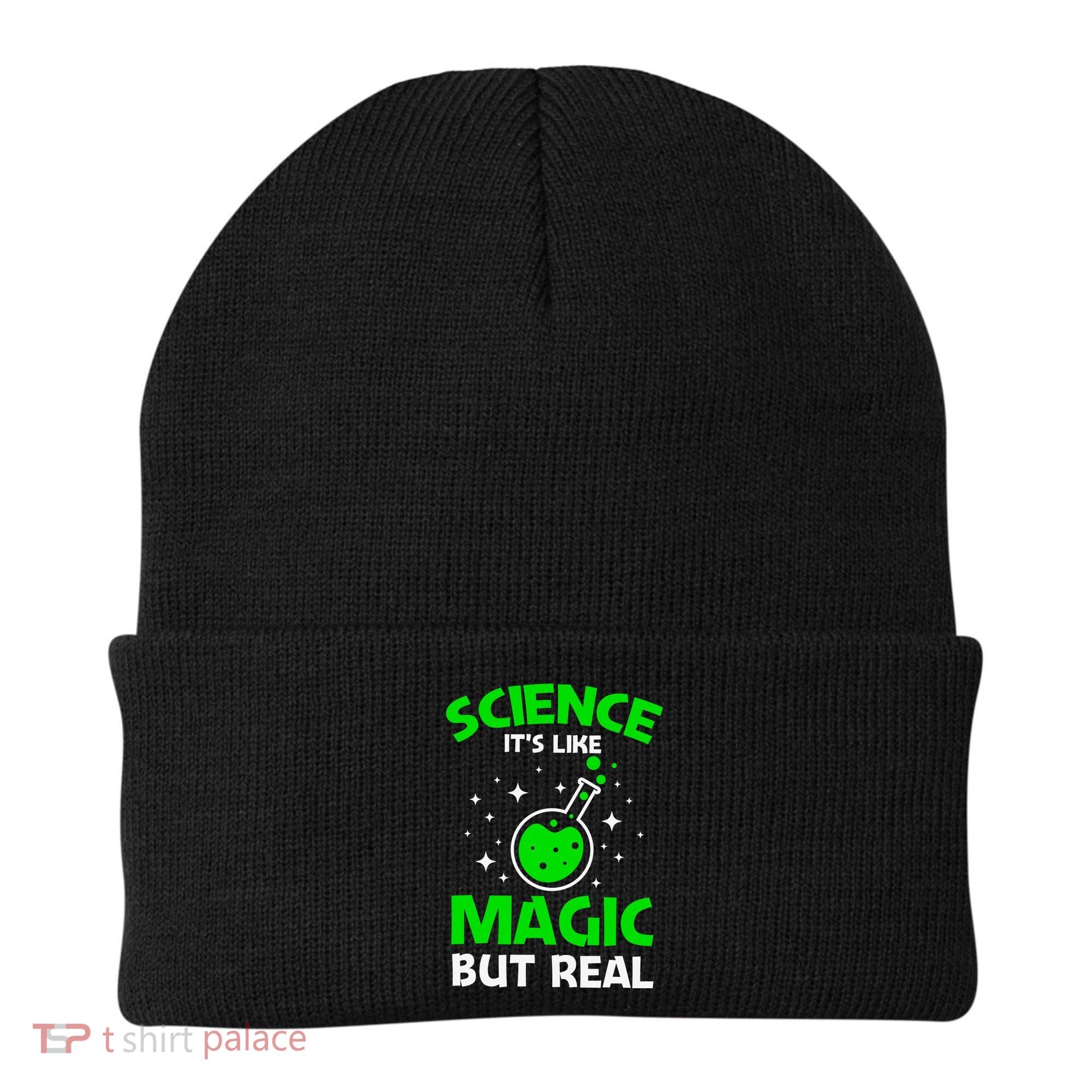 Funny Science Quote Science Teacher Retro Sunset Teacher Appreciation Beanie