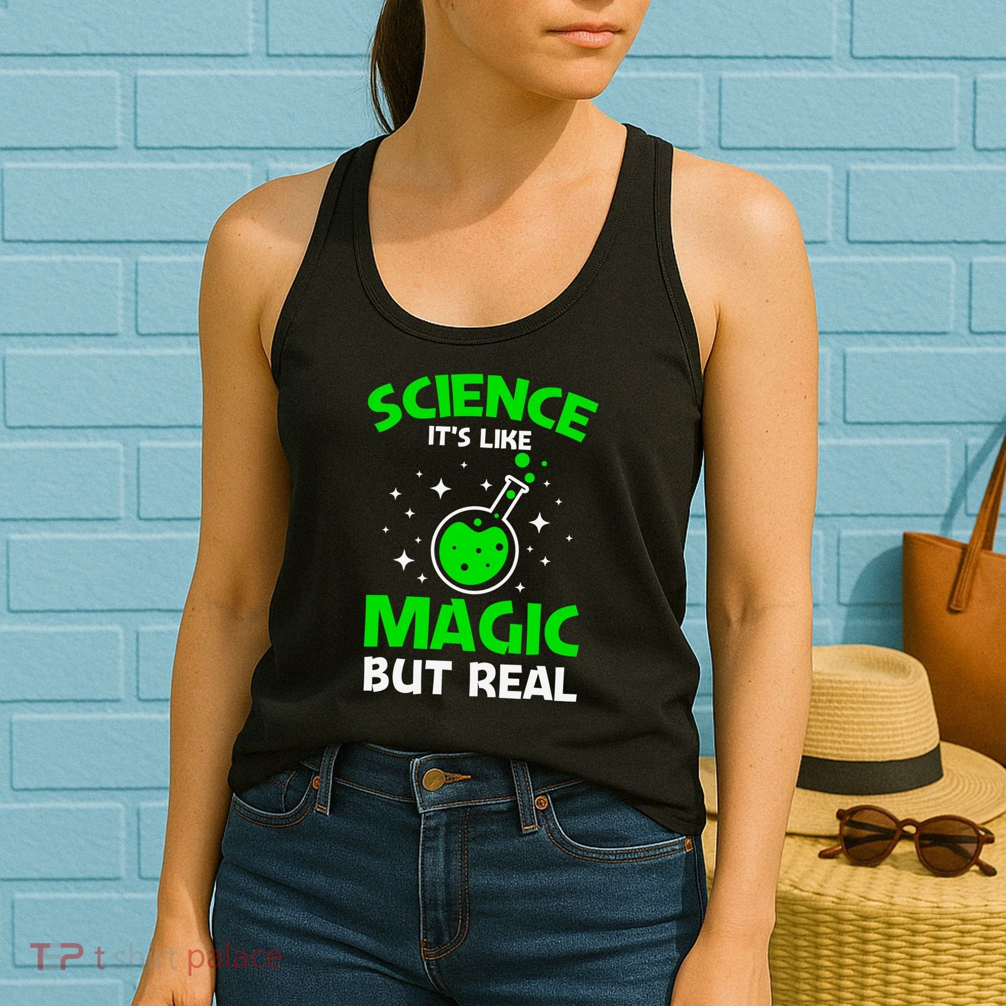 Funny Science Quote Science Teacher Retro Sunset Teacher Appreciation Women's Tank Top