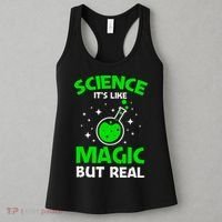 Funny Science Quote Science Teacher Retro Sunset Teacher Appreciation Women's Tank Top thumb 3