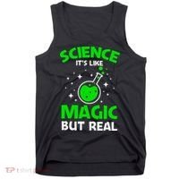 Funny Science Quote Science Teacher Retro Sunset Teacher Appreciation Tank Top thumb 0