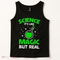 Funny Science Quote Science Teacher Retro Sunset Teacher Appreciation Tank Top thumb 2