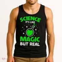 Funny Science Quote Science Teacher Retro Sunset Teacher Appreciation Tank Top thumb 3