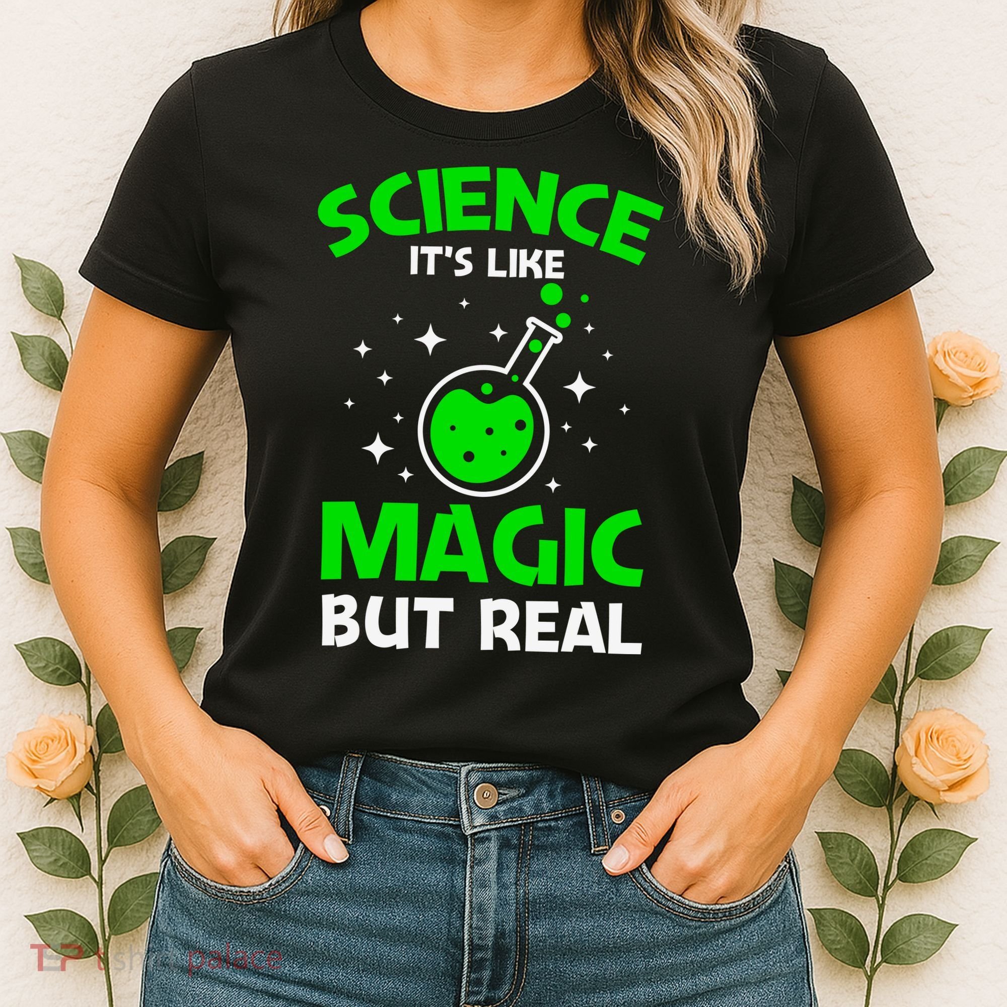 Funny Science Quote Science Teacher Retro Sunset Teacher Appreciation Women's T-Shirt