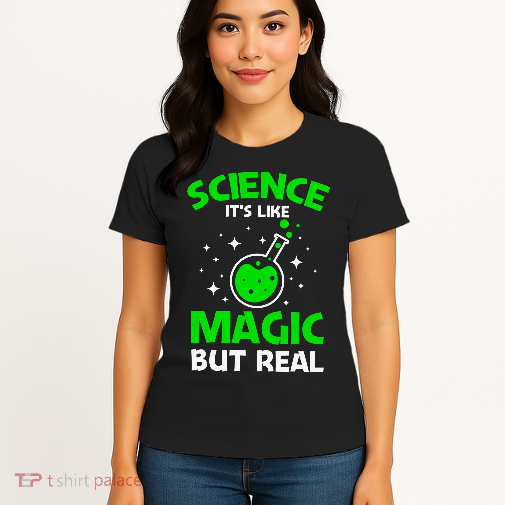Funny Science Quote Science Teacher Retro Sunset Teacher Appreciation Women's T-Shirt