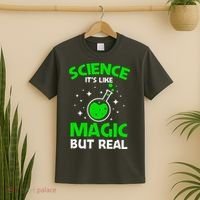 Funny Science Quote Science Teacher Retro Sunset Teacher Appreciation T-Shirt thumb 2