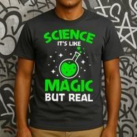 Funny Science Quote Science Teacher Retro Sunset Teacher Appreciation T-Shirt thumb 3