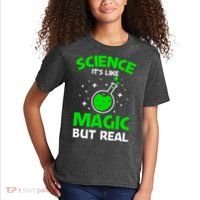 Funny Science Quote Science Teacher Retro Sunset Teacher Appreciation Kids T-Shirt thumb 2