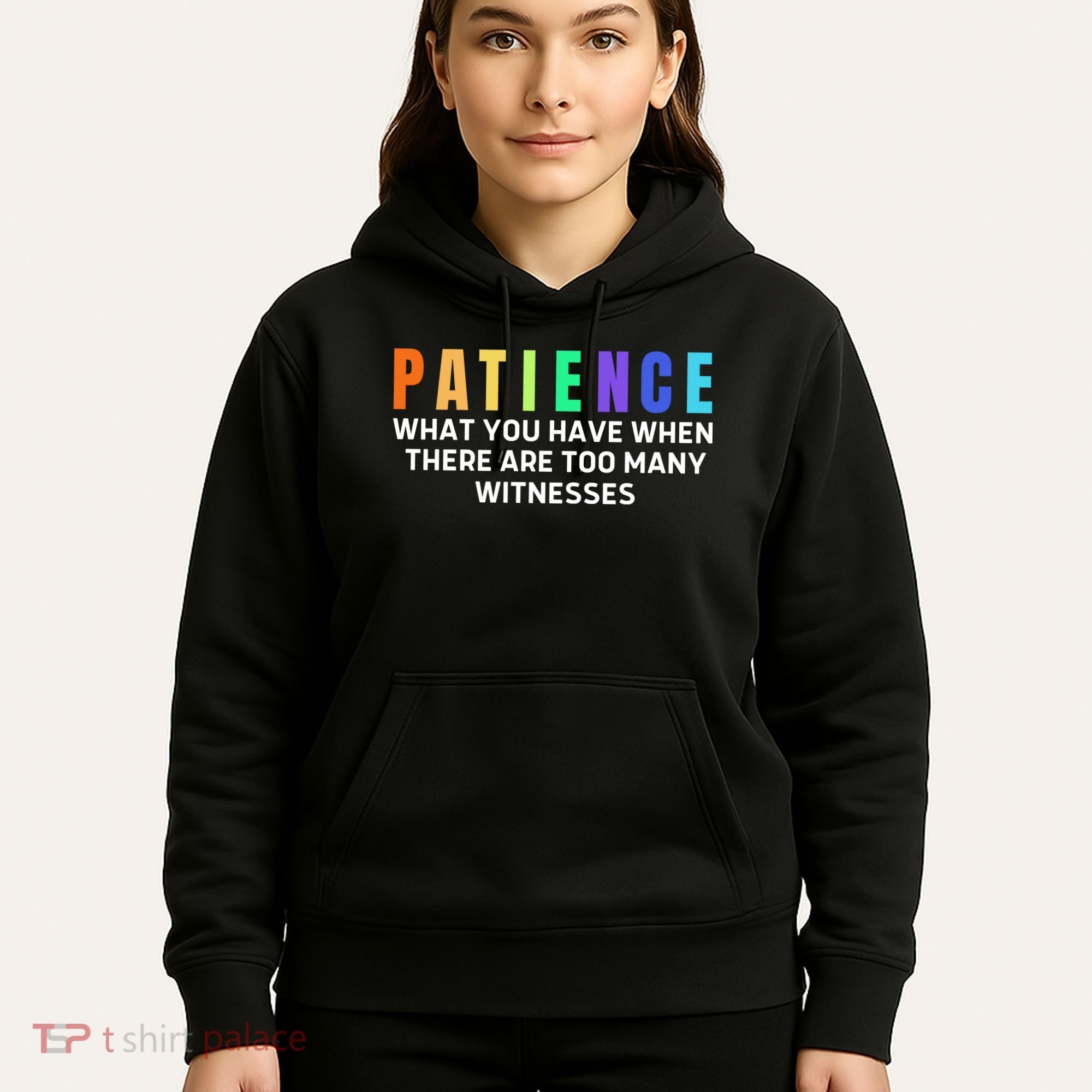 Funny Sarcastic Quote Saying Patience Definition Hoodie