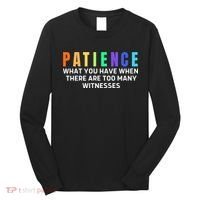Funny Sarcastic Quote Saying Patience Definition Long Sleeve Shirt thumb 0