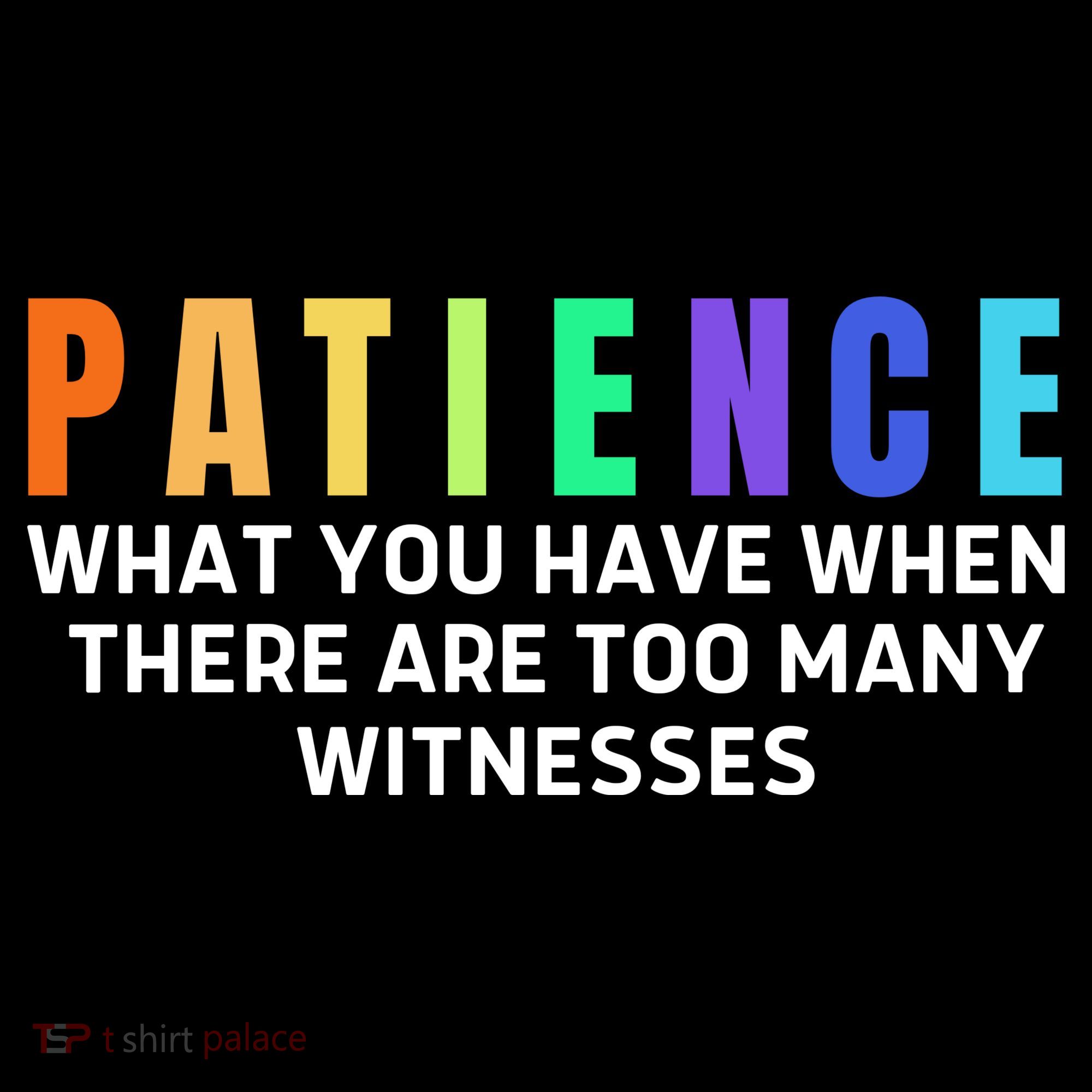 Funny Sarcastic Quote Saying Patience Definition Mousepad
