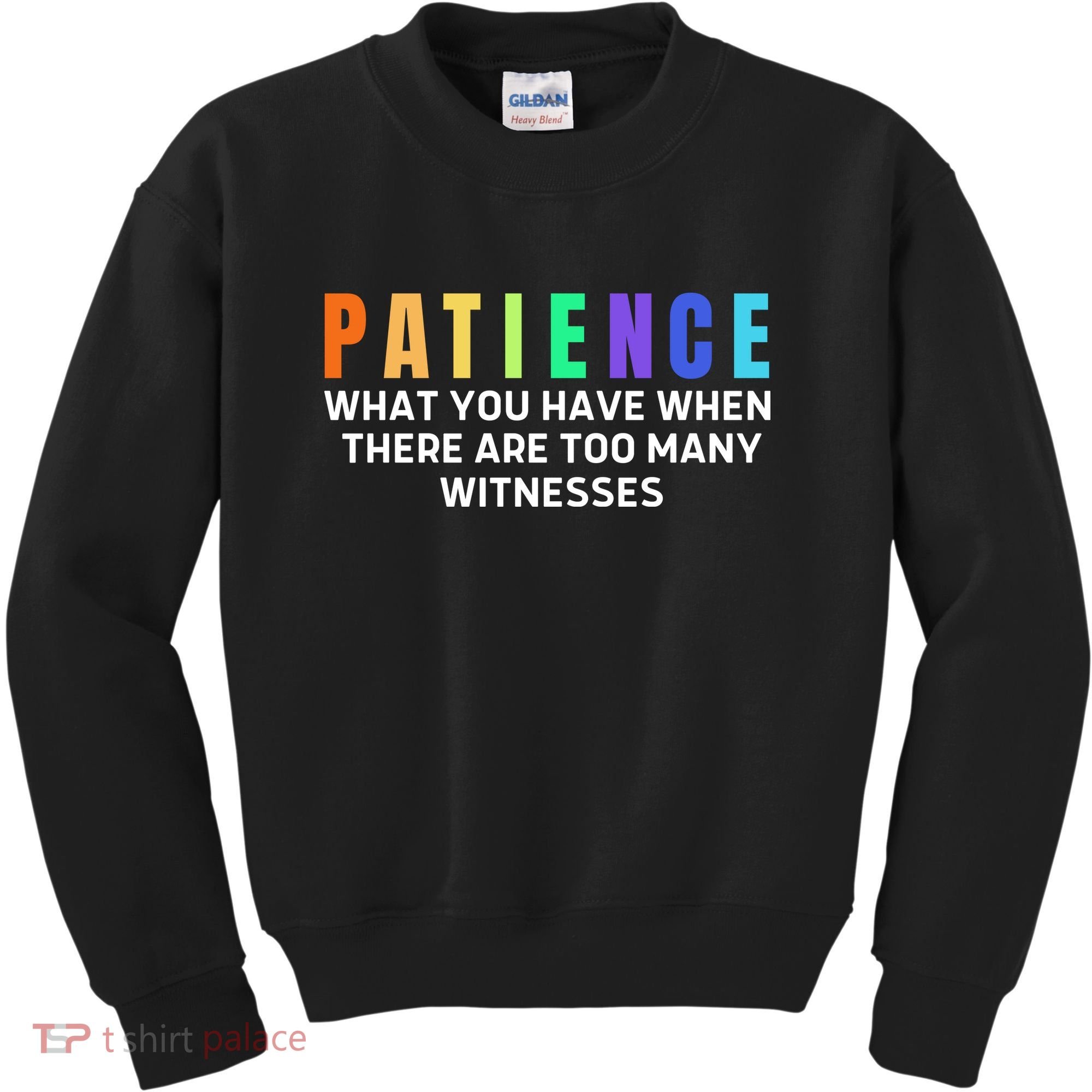 Funny Sarcastic Quote Saying Patience Definition Kids Sweatshirt