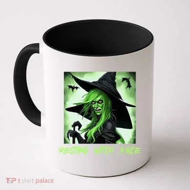 Funny Scary Resting Witch Face Gift Coffee Mug