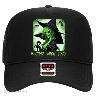 Funny Scary Resting Witch Face Gift Hat
