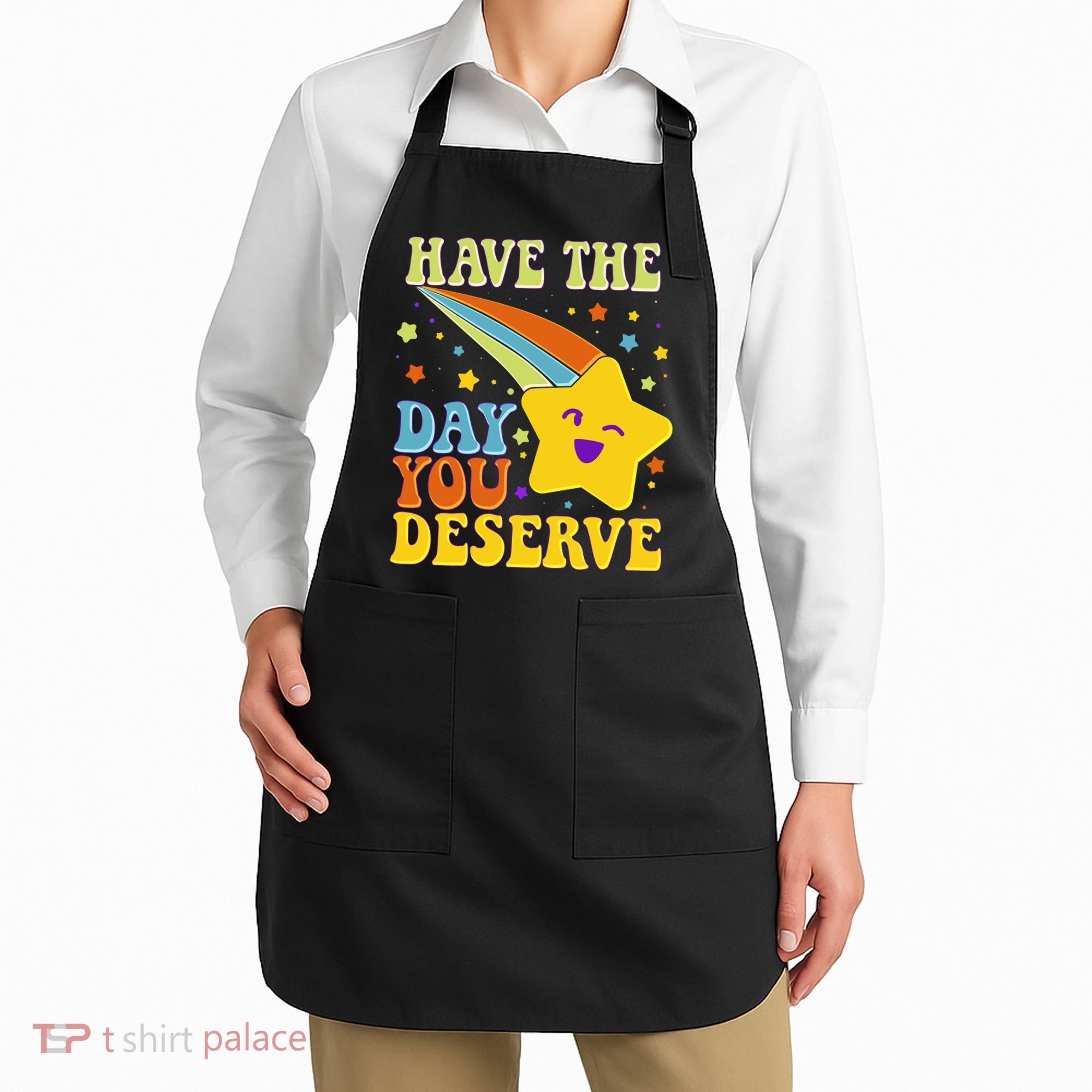 Funny Sarcastic Retro Shooting Star Apron