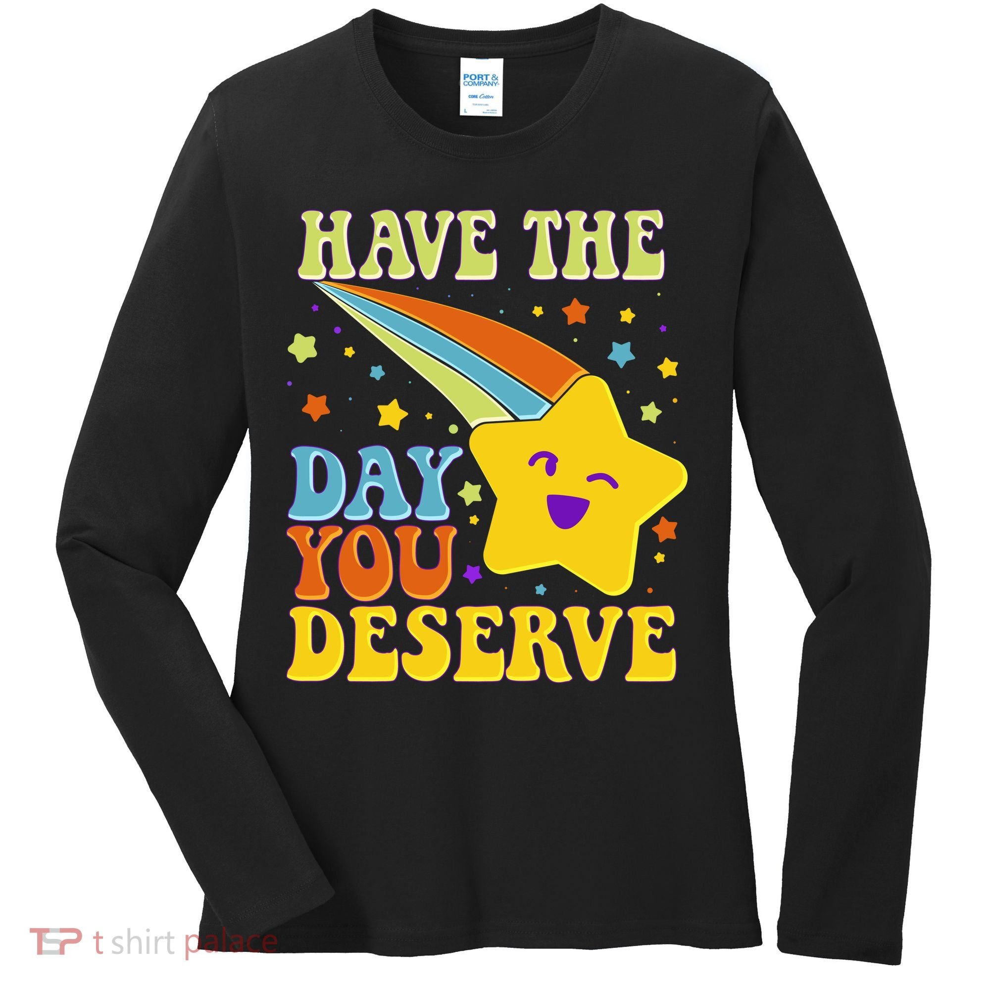 Funny Sarcastic Retro Shooting Star Women's Long Sleeve Shirt