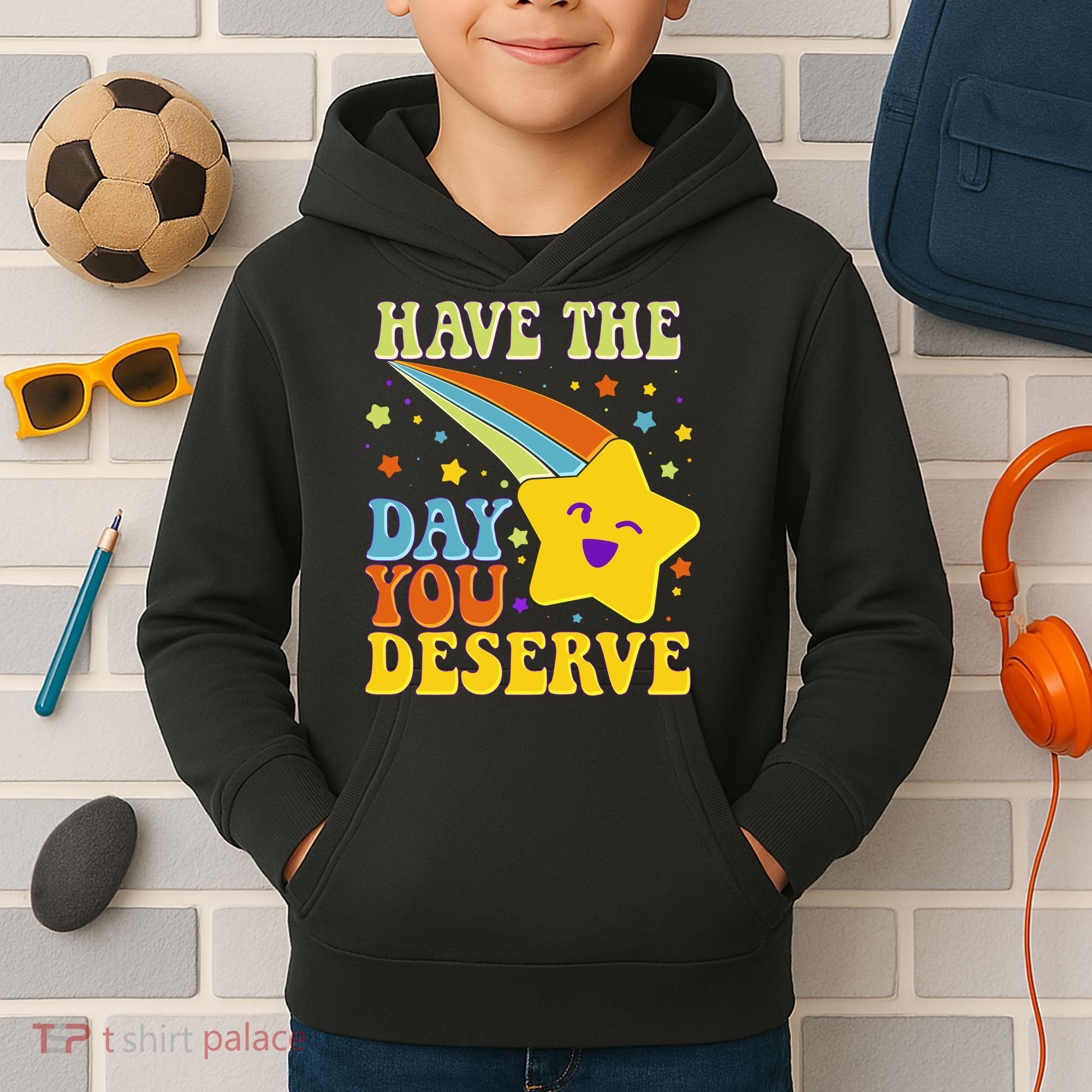Funny Sarcastic Retro Shooting Star Kids Hoodie