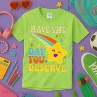 Funny Sarcastic Retro Shooting Star Kids T-Shirt thumb 3