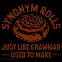 Funny Synonym Rolls Just Like Grammar Used To Make Coffee Mug thumb 5