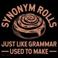 Funny Synonym Rolls Just Like Grammar Used To Make Ornament thumb 1