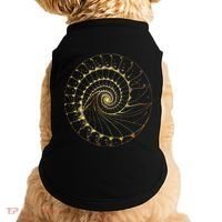 Fibonacci Spiral Ratio Mathematicians Sacred Geometry Doggie Tank thumb 0