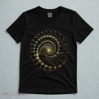 Fibonacci Spiral Ratio Mathematicians Sacred Geometry T-Shirt thumb 5