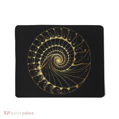 Fibonacci Spiral Ratio Mathematicians Sacred Geometry Mousepad