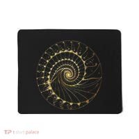 Fibonacci Spiral Ratio Mathematicians Sacred Geometry Mousepad thumb 0