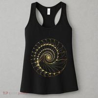 Fibonacci Spiral Ratio Mathematicians Sacred Geometry Women's Tank Top thumb 3