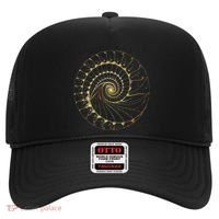 Fibonacci Spiral Ratio Mathematicians Sacred Geometry Hat thumb 0
