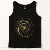 Fibonacci Spiral Ratio Mathematicians Sacred Geometry Tank Top thumb 2