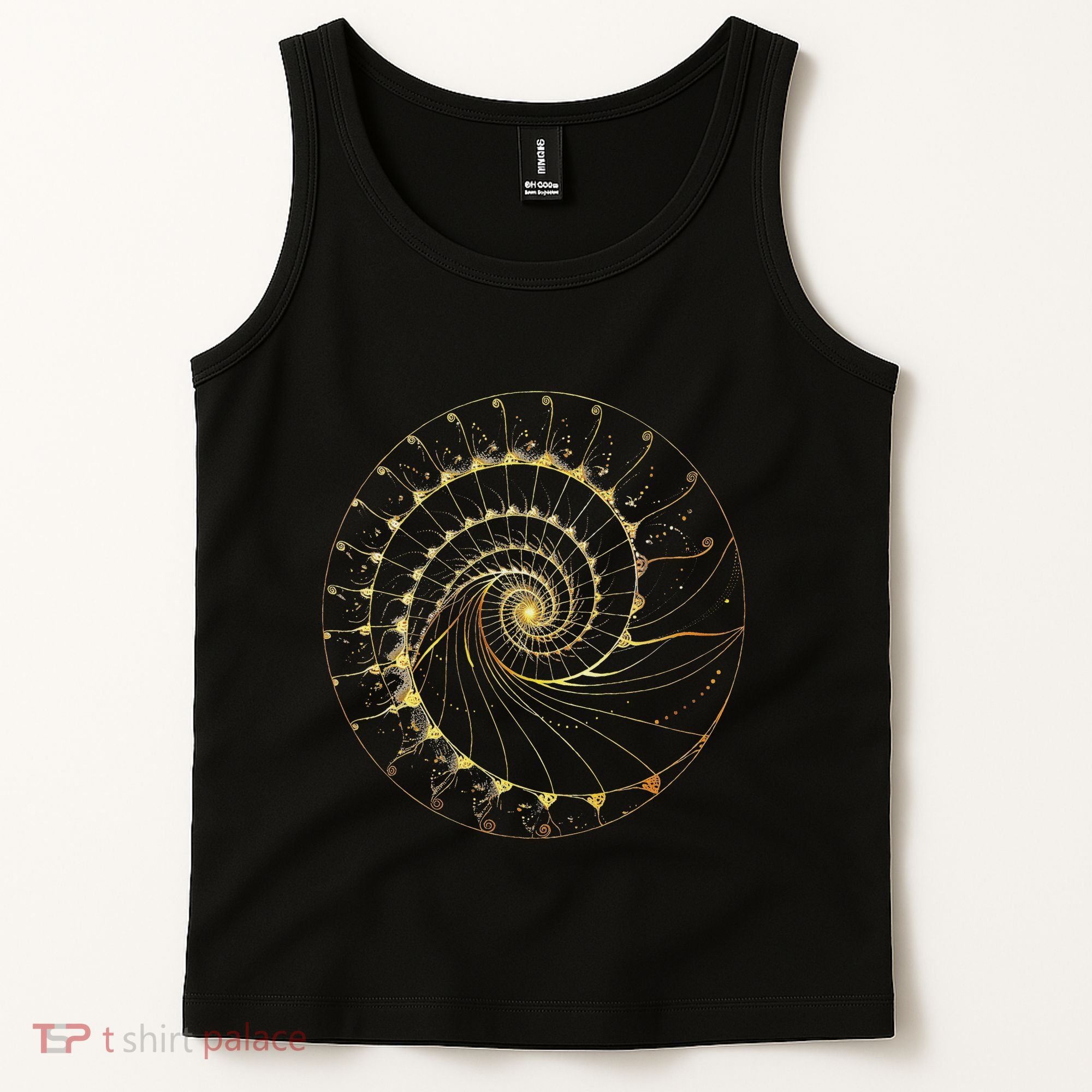 Fibonacci Spiral Ratio Mathematicians Sacred Geometry Tank Top