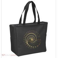 Fibonacci Spiral Ratio Mathematicians Sacred Geometry Tote Bag thumb 2