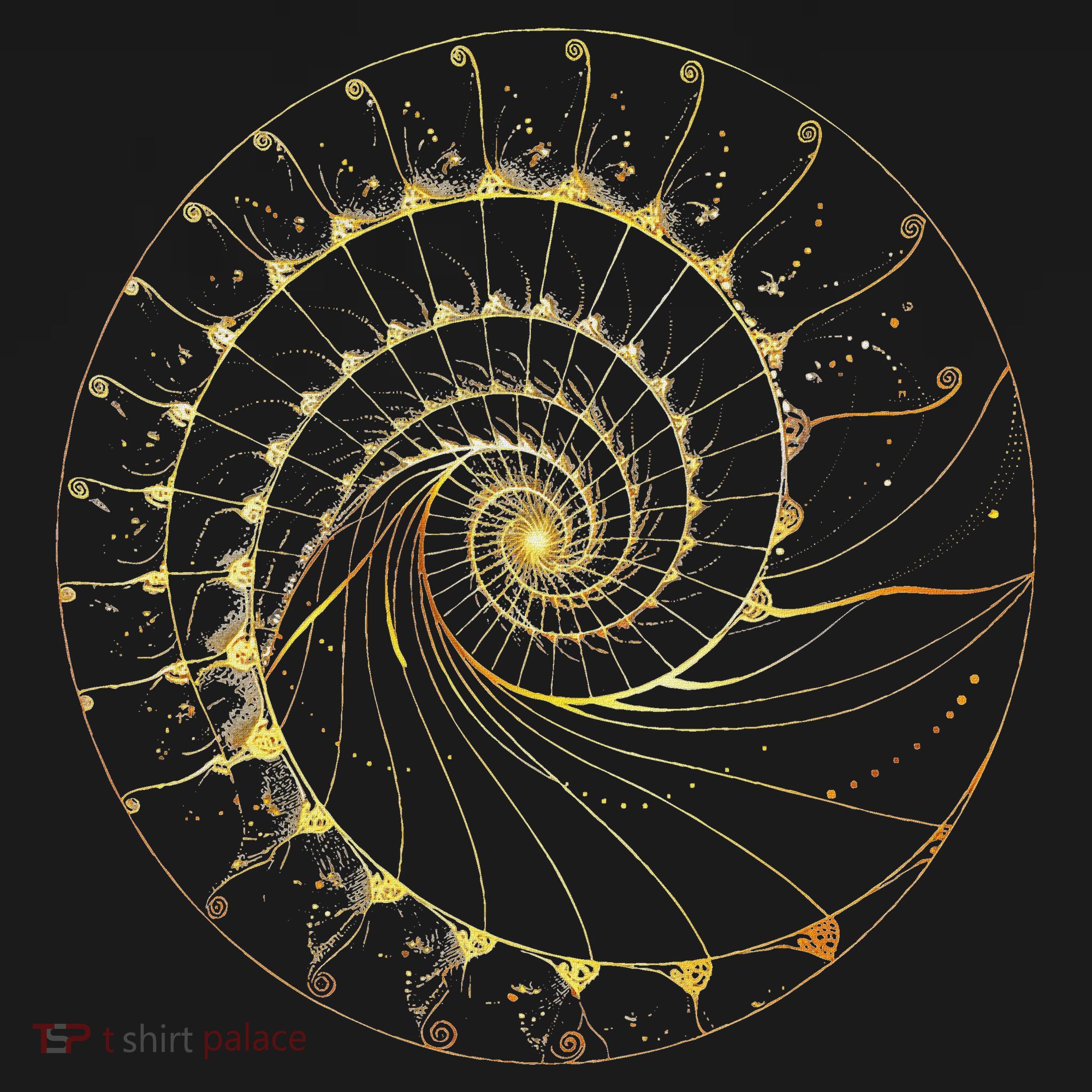 Fibonacci Spiral Ratio Mathematicians Sacred Geometry Tote Bag