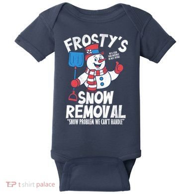 Frostys Snow Removal Baby Bodysuit
