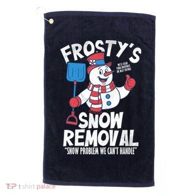 Frostys Snow Removal Golf Towel