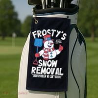 Frostys Snow Removal Golf Towel thumb 2
