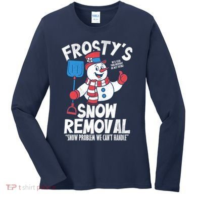 Frostys Snow Removal Women's Long Sleeve Shirt