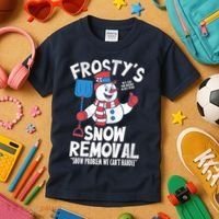 Frostys Snow Removal Kids T-Shirt thumb 3