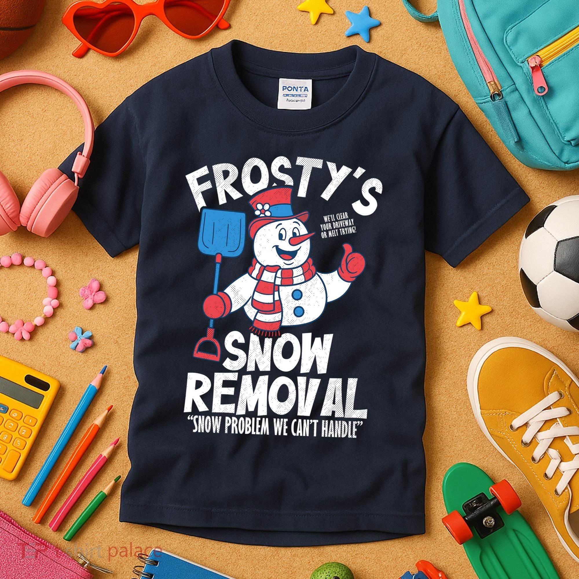 Frostys Snow Removal Kids T-Shirt