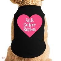 Funny Sobriety Recovery Aa Na Gift Still Sober Bitches Meaningful Gift Doggie Tank thumb 0