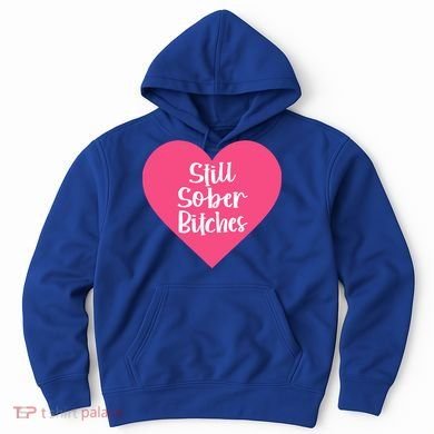 Funny Sobriety Recovery Aa Na Gift Still Sober Bitches Meaningful Gift Hoodie