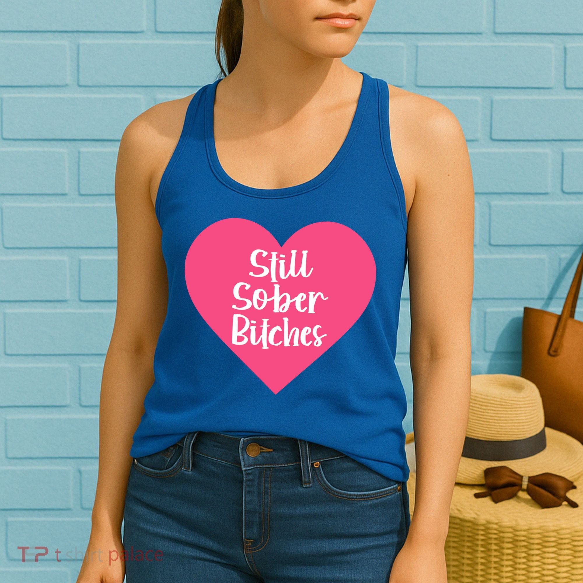 Funny Sobriety Recovery Aa Na Gift Still Sober Bitches Meaningful Gift Women's Tank Top