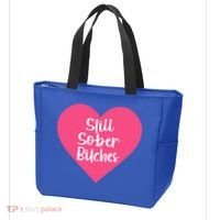 Funny Sobriety Recovery Aa Na Gift Still Sober Bitches Meaningful Gift Tote Bag thumb 3